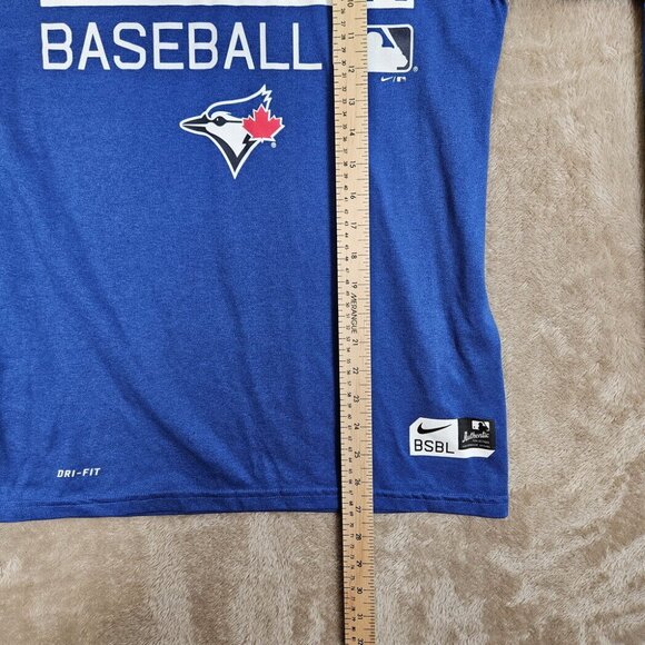Toronto Blue Jays Nike October Baseball Postseason Shirt Adult Size M Blue MLB - Picture 5 of 10